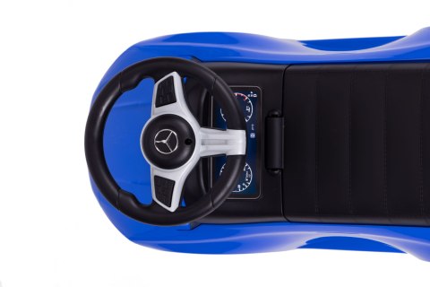 JEŹDZIK AUTKO MERCEDES C CLASS INTERAKTYWNA KIEROWNICA DŹWIĘKI NIEBIESKI