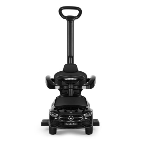 JEŹDZIK PCHACZ AUTKO MERCEDES C CLASS INTERAKTYWNA KIEROWNICA PROWADNIK CZARNY