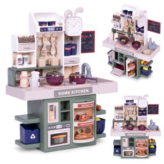 KUCHNIA DLA DZIECI DŹWIĘKI LED GENERATOR PARY 35 AKCESORIÓW