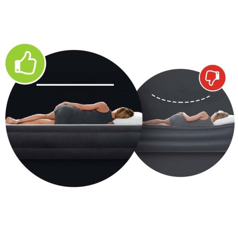 MATERAC DMUCHANY DO SPANIA 191X99 CM JEDNOSOBOWY ŁÓŻKO INTEX 64146ND