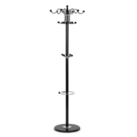 WIESZAK NA UBRANIA STOJĄCY 16 HACZYKÓW METAL 172 CM MODERNHOME