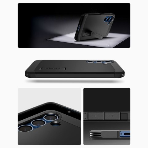 Etui na Samsung Galaxy S25 z podstawką Tough Armor MagSafe - czarne