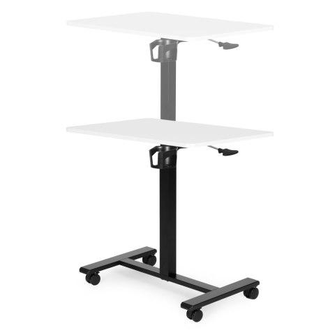 Mobilne biurko regulowane 70x48 cm stolik pod laptopa regulacja wysokości 71,5-112 cm ModernHome