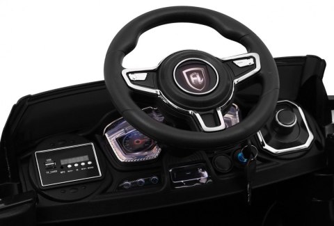 Autko Rapid Racer elektryczne dla dzieci, Czarny SUV + Pilot