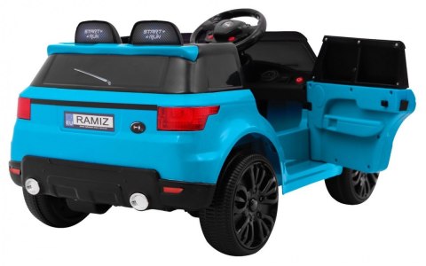 Autko Start Run na akumulator, Niebieski SUV + Pilot + Funkcje bezpieczeństwa