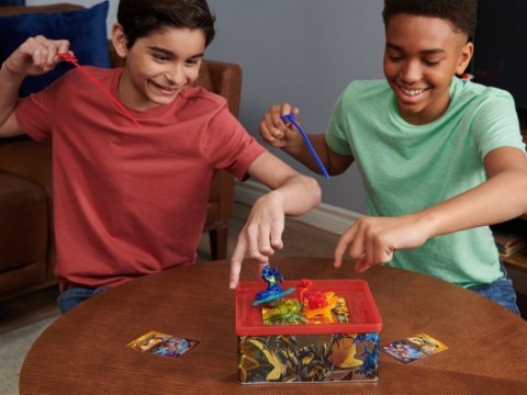 Bakugan-puszka kolekcjonerska z figurkami i kartami ZA5994