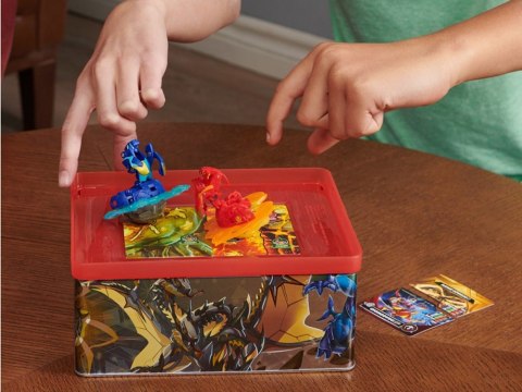 Bakugan-puszka kolekcjonerska z figurkami i kartami ZA5994