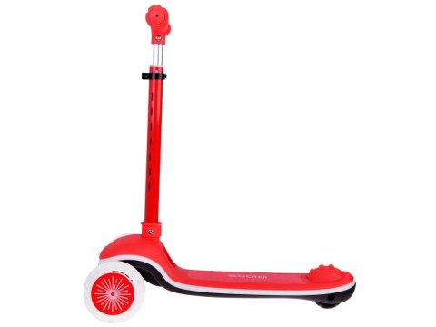 Balansowa hulajnoga SCOOTER 3-kołowa KOLOROWE ŚWIATEŁKA i MUZYKA SP0812