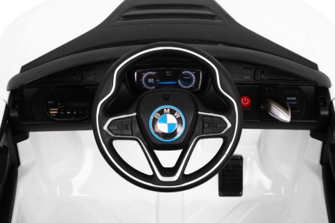 BMW I8 Lift Auto na akumulator Biały + Pilot