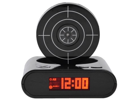 Budzik z pistoletem zegar z tarczą gra ZA2486 CY