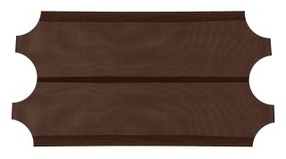 Części Zapasowe do Huśtawki Ogrodowej 8078 Plecionka na Siedzisko Brązowe