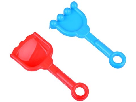 Duży zestaw Auto Wywrotka do piasku, foremki, łopatka, grabki ZA5076