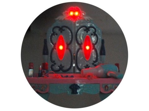 Interaktywna TOALETKA dla księżniczki AKCESORIA Melodie + światło ZA1510