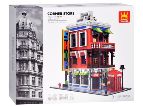 Klocki SERIA Świat-architektura stylu SKLEP NAROŻNY Londyn 2347ele ZA5748