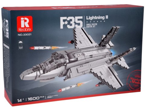 Klocki techniczne amerykański myśliwiec F-35 Lighting II 1600ele ZA5799