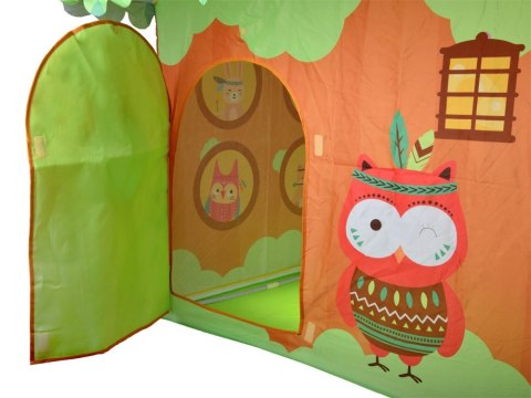 Kolorowy namiot DOMEK dla dzieci "Leśni przyjaciele" + torba ZA5763