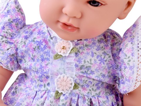 Lalka BOBAS interaktywna 46cm - w liliowej sukience + akcesoria ZA5834