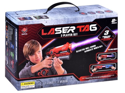Laserowy paintball pistolety laser tag zestaw dla 2 osób pZA3776