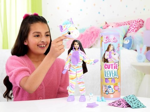 Mattel Barbie lalka Cutie Reveal Słodkie marzenia ZEBRA + akcesoria ZA6052