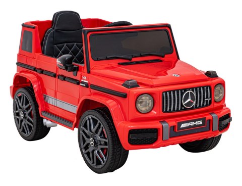 Mercedes AMG G63 dla dzieci Czerwony + Pilot