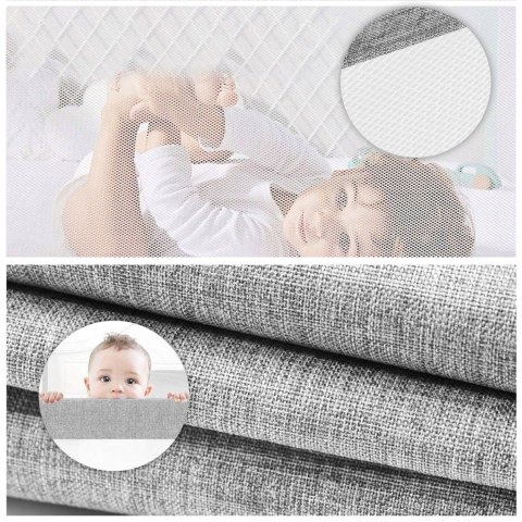 BARIERKA OCHRONNA NA ŁÓŻKO 150 CM OSŁONA ZABEZPIECZENIE DLA DZIECI ECOTOYS