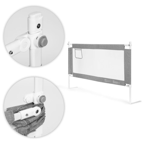 BARIERKA OCHRONNA NA ŁÓŻKO 150 CM OSŁONA ZABEZPIECZENIE DLA DZIECI ECOTOYS