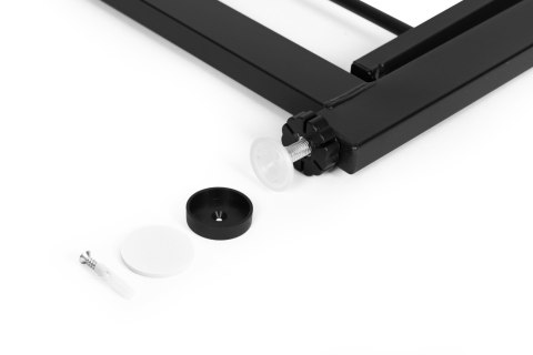 BRAMKA BARIERKA ZABEZPIECZAJĄCA 74-105 CM NA SCHODY I DRZWI STAL DODATKOWE PANELE CZARNA ECOTOYS