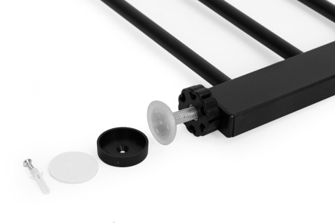 BRAMKA BARIERKA ZABEZPIECZAJĄCA 74-80 CM NA SCHODY I DRZWI METAL DREWNO ECOTOYS