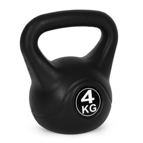 KETTLEBELL KETTLE 4 KG DO ĆWICZEŃ HANTLA KULA ODWAŻNIK OBCIĄŻENIE CIĘŻAR FITNESS MODERNHOME