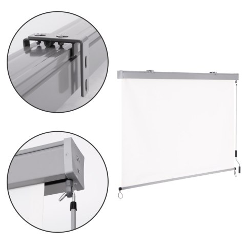 ROLETA MARKIZA PIONOWA ZWIJANA NA KORBKĘ BALKON TARAS ALTANA BEŻOWA MULTIGARDEN