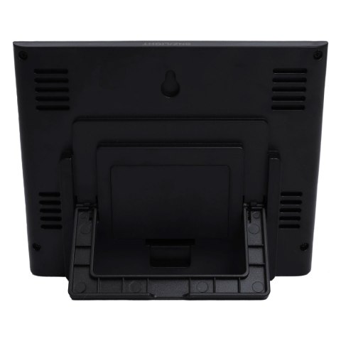 STACJA POGODOWA PODŚWIETLANA BEZPRZEWODOWA Z CZUJNIKIEM ZEWNĘTRZNYM WYŚWIETLACZ LCD TERMOMETR BAROMETR ZEGAR