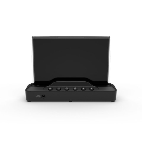 STACJA POGODOWA PODŚWIETLANA WYŚWIETLACZ LCD BEZPRZEWODOWA Z CZUJNIKIEM ZEWNĘTRZNYM TERMOMETR BAROMETR ZEGAR