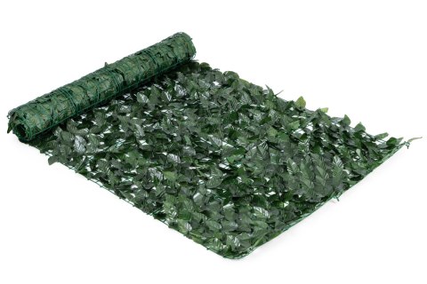 SZTUCZNY BLUSZCZ ŻYWOPŁOT 300X100 CM ZIELONA OSŁONA NA BALKON MASKUJĄCA