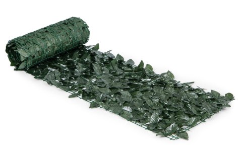 SZTUCZNY BLUSZCZ ŻYWOPŁOT 500X50 CM ZIELONA OSŁONA NA BALKON MASKUJĄCA