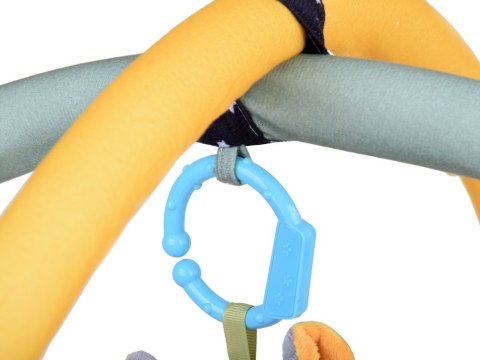 Miękka mata edukacyjna z pałąkiem CHMURKA w stonowanych kolorach ZA5590