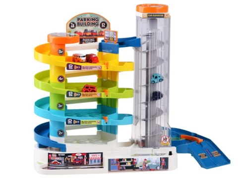 Parking tor dla autek elektryczna winda 6 autek naklejki ZA4376