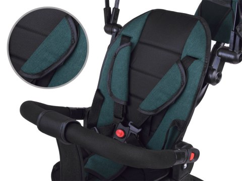 Rowerek dziecięcy trójkołowy Tiny Bike 3w1 z daszkiem OBRACANY SP0650