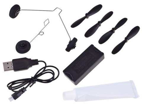 Samolot Sky Show Lekki Składany Samolot z Pianki z LED Napędem USB RC0721