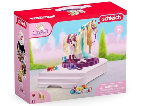 Schleich obrotowa stacja do pielęgnacji koni Sofia koń figurka akc ZA6003