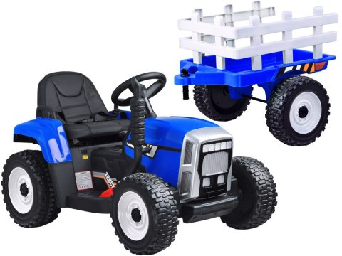 Traktor z przyczepą na akumulator + pilot PA0242