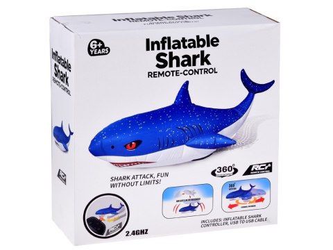Zdalnie sterowany duży Dmuchany Rekin - 360° zabawy bez ograniczeń RC0720