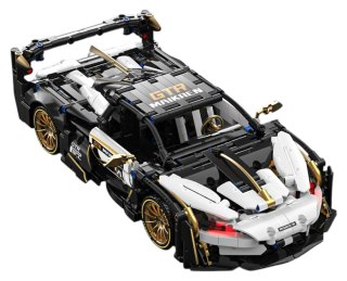 Zestaw Klocków Auto Sportowe Biało/Czarne 1242el.