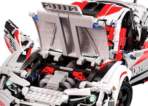 Zestaw Klocków Super Car GT86 2586el. Biały