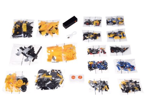 Zestaw klocków 4w1 Złóż zdalnie sterowane ROBOTY i MASZYNY 828-ele RC0738