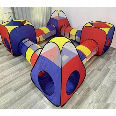 Namiot 8w1 dla dzieci z tunelami plac zabaw domki do domu i ogrodu ZP0032