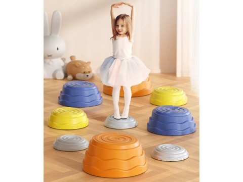 Ścieżka Sensoryczna Dla Dzieci KAMIENIE BALANSUJĄCE 7 Szt Równowaga Trening Równowagi