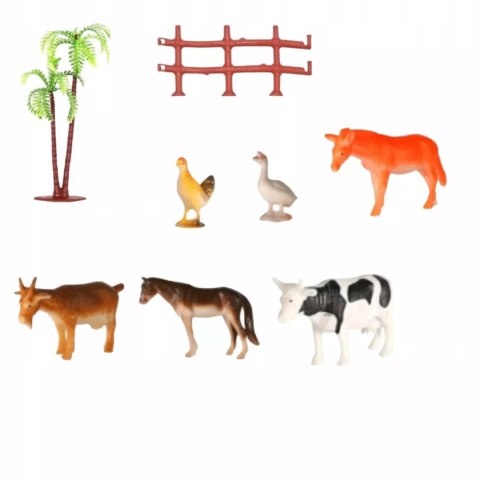 TRAKTOR Z PRZYCZEPĄ ZdalnieSTEROWANY AkumulatorŁADOWARKA zwierzęta QH205-2D