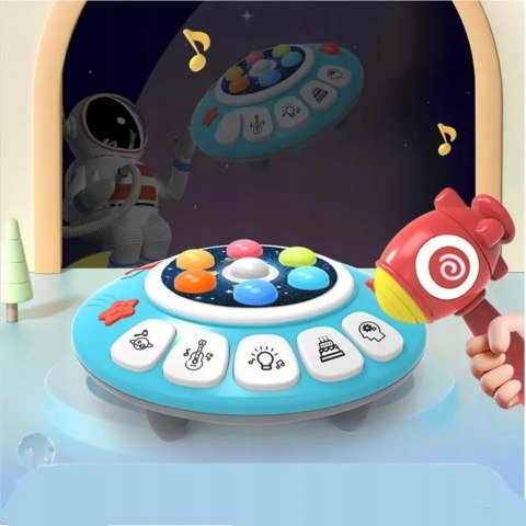 Gra zręcznościowa zbijak Enjoy dźwięki światełka młoteczek dla dzieci 2161