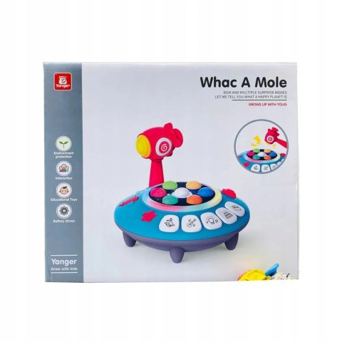 Gra zręcznościowa zbijak Enjoy dźwięki światełka młoteczek dla dzieci 2161