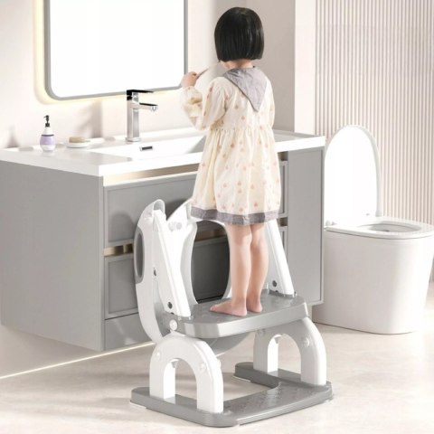 Nocnik i nakładka na sedes 2w1 dla dzieci składana antypoślizgowa regulacja